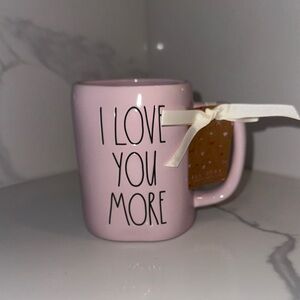Pink Ceramic Mug - I Love You More